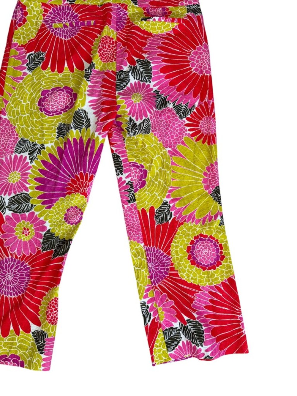 TRINA TURK Floral Crop Dress Pants Size 14 - Picture 3 of 12